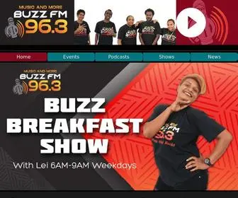 BuzzFm.vu(Buzz 96.3 FM) Screenshot