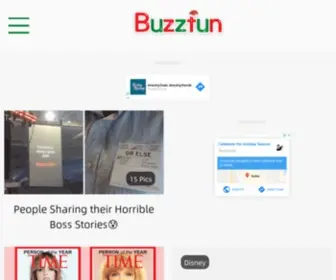 BuzzFun.me(Quizzes, Tests, Photos, Articles and Topics) Screenshot