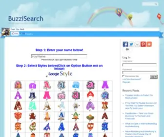 Buzzisearch.com(Google loco) Screenshot