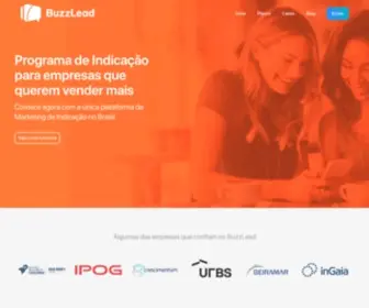 Buzzlead.com.br(Venda mais usando programas de indicação personalizados) Screenshot