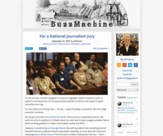 Buzzmachine.com(BuzzMachine by Jeff Jarvis) Screenshot
