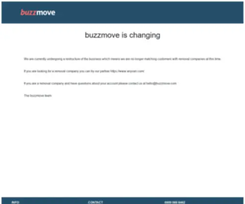 Buzzmove.com(Plan and Book Your Move Online) Screenshot