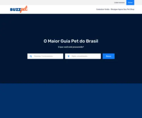 Buzzpet.com.br(Pagina Inicial) Screenshot