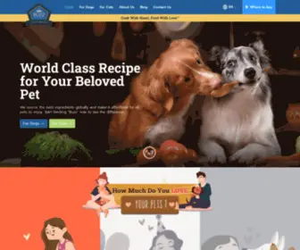 Buzzpetsfood.com(Healthy Diet For Dogs and Cats) Screenshot