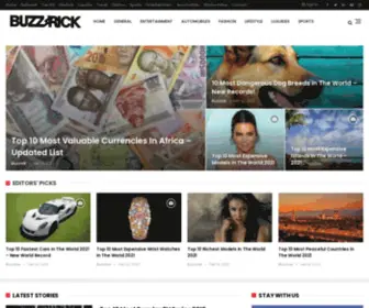 Buzzrick.com(Top 10 Information & Viral Posts Hub) Screenshot