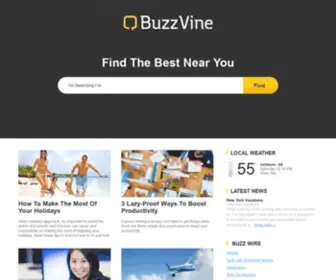 Buzzvine.co.uk(Wire Search) Screenshot
