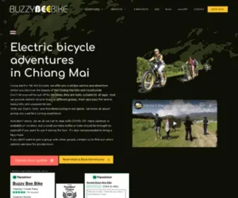 Buzzybeebike.com(Electric Bicycle Tours in Chiang Mai) Screenshot