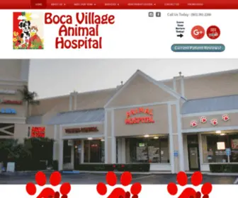 Bvahosp.com(Boca Village Animal Hospital) Screenshot