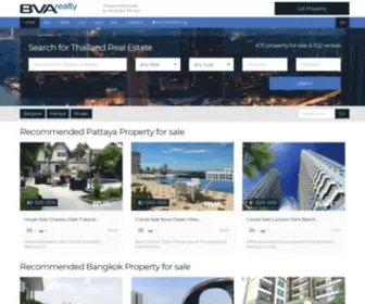 Bvarealty.com(Thailand Property Real Estate Pattaya Property) Screenshot