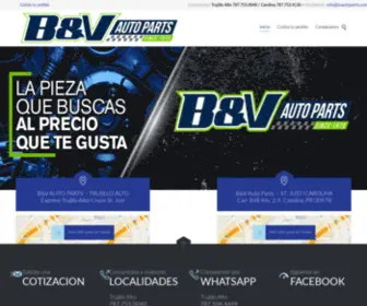 Bvautoparts.com(B&V Auto Parts) Screenshot