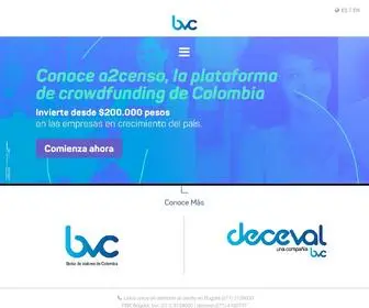 BVC.com.co(Bolsa de Valores de Colombia) Screenshot