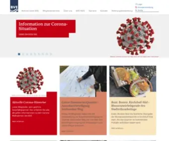 Bve.de(Bauverein der elbgemeinden eg) Screenshot