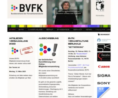 BVFK.tv(Bundesverband der Fernsehkameraleute) Screenshot