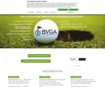 Bvga.de(Bundesverband Golfanlagen e.V) Screenshot