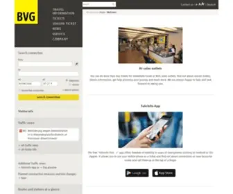 BVG.de(BVG) Screenshot