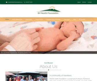 Bvhealthfoundation.ca(Our purpose) Screenshot