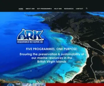 Bviark.org(ASSOCIATION OF REEF KEEPERS) Screenshot