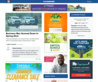 Bviplatinum.com(Virgin Islands Platinum News) Screenshot