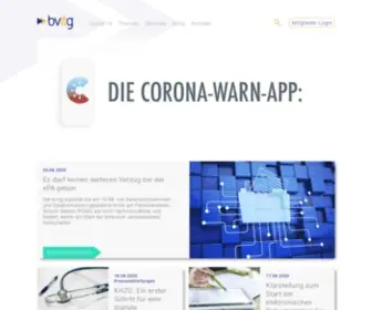 Bvitg.de(Der Bundesverband Gesundheits) Screenshot