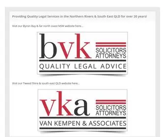 BVK.com.au(BvK Solicitors Attorneys) Screenshot