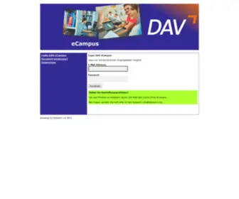 BVL-CMS.de(DAV eCampus) Screenshot