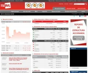 BVL.com.pe(Bolsa de Valores de Lima) Screenshot