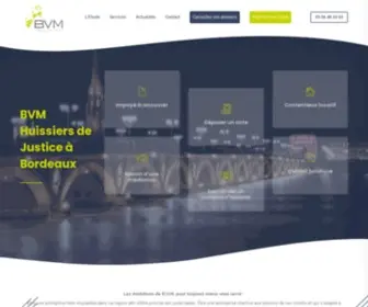 BVM-Huissier-Bordeaux.com(Loyers impayés) Screenshot