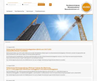 BVMB.de(Aktuelle Informationen der BVMB) Screenshot