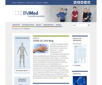 Bvmed.de(Startseite) Screenshot