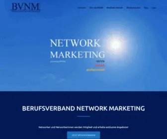 BVNM.de(Bundesverband Network Marketing) Screenshot