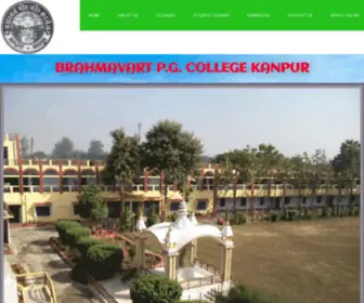 BVPGC.co.in(Leading Post Graduate College affiliated with CSJM University) Screenshot