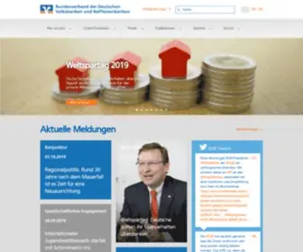 BVR.de(Bundesverband der Deutschen Volksbanken und Raiffeisenbanken) Screenshot