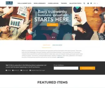 Bvresources.com(Business Valuation Resources) Screenshot