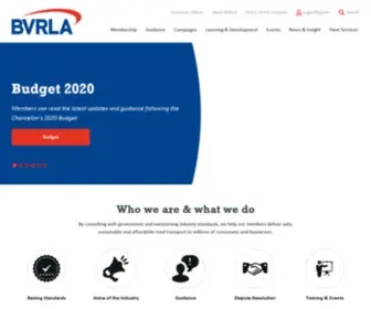 BVrla.co.uk(The BVRLA is the trade body for the vehicle rental and leasing sector) Screenshot