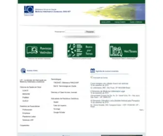 BVS-Vet.org.br(Biblioteca Virtual em Medicina Veterinária e Zootecnia BVS) Screenshot