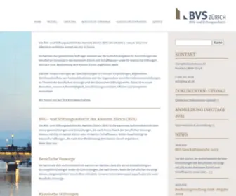 BVS-ZH.ch(Die BVG) Screenshot