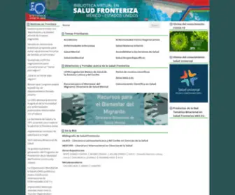 BVSfronteriza.org(BVSF MEX) Screenshot