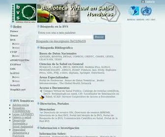 BVS.hn(Biblioteca Virtual en Salud) Screenshot