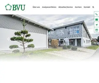 Bvu-Analytik.de(BVU Analytik / Bio­verfahrens­technik und Umwelt­analytik) Screenshot