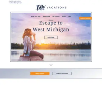 BVwvacationrentals.com(Lake Michigan Vacation Rentals) Screenshot