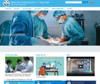 BVYdhue.com.vn(Bệnh viện trường đại học y) Screenshot
