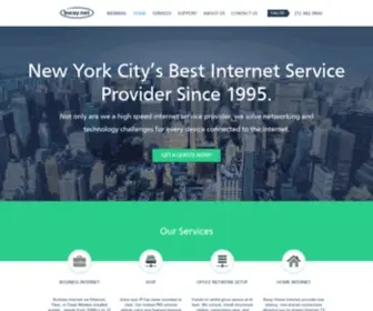Bway.net(NYC High Speed Internet Service Provider) Screenshot