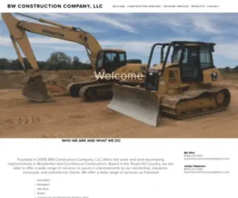 Bwconstructioncompany.com(BW Construction Company) Screenshot