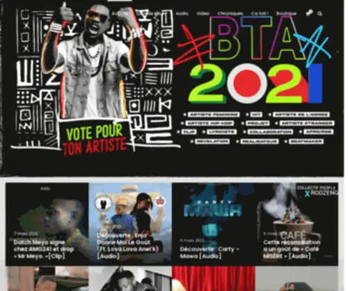 Bwelitribe.com(Les Afrosuperstars de demain) Screenshot