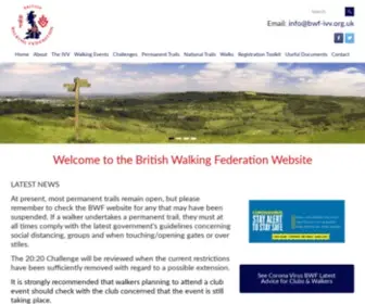 BWF-IVV.org.uk(British Walking Federation Website) Screenshot