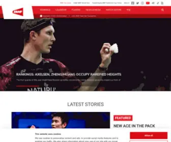 BWfbadminton.com(Badminton World Federation Fansite) Screenshot