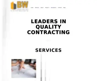 Bwgeneralcontractors.com(BW General Contractors) Screenshot