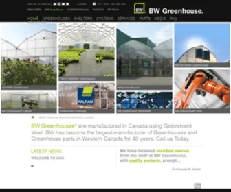 BWgreenhouse.com(Metal Carport) Screenshot