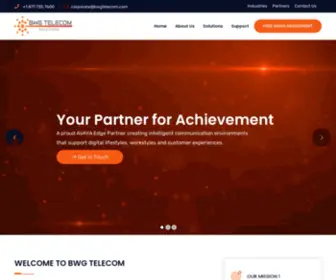 BWgtelecom.com(Avaya Edge Partner) Screenshot