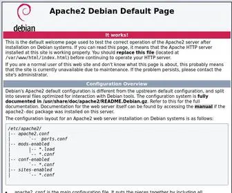 BWhdesigns.com(Apache2 Debian Default Page) Screenshot